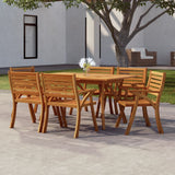 vidaXL Tuintafel 85x85x75 cm massief acaciahout