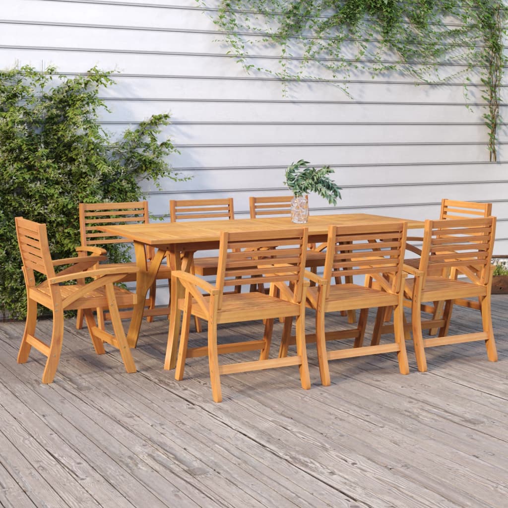 vidaXL Tuintafel 85x85x75 cm massief acaciahout