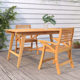 vidaXL Tuinstoelen 4 st 58x58x87 cm massief acaciahout