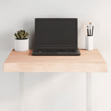 vidaXL Table Top Live Edge 40x40x2 cm Solid Oakwood