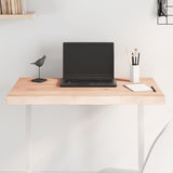 vidaXL Table Top Live Edge 40x40x2 cm Solid Oakwood