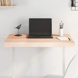 vidaXL Table Top Live Edge 40x40x2 cm Solid Oakwood