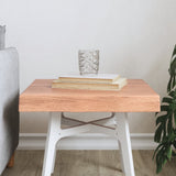 vidaXL Table Top Live Edge 40x40x2 cm Solid Oakwood