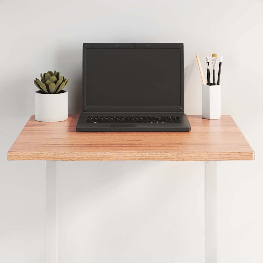 vidaXL Table Top Live Edge 40x40x2 cm Solid Oakwood