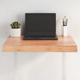 vidaXL Table Top Live Edge 40x40x2 cm Solid Oakwood
