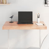 vidaXL Table Top Live Edge 40x40x2 cm Solid Oakwood
