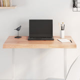 vidaXL Table Top Live Edge 40x40x2 cm Solid Oakwood
