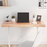 vidaXL Table Top Live Edge 40x40x2 cm Solid Oakwood