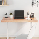 vidaXL Table Top Live Edge 40x40x2 cm Solid Oakwood