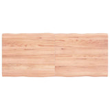 vidaXL Table Top Live Edge 40x40x2 cm Solid Oakwood