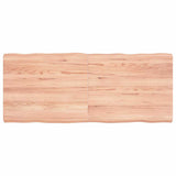 vidaXL Table Top Live Edge 40x40x2 cm Solid Oakwood