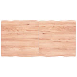 vidaXL Table Top Live Edge 40x40x2 cm Solid Oakwood