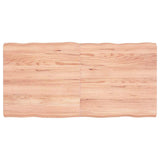 vidaXL Table Top Live Edge 40x40x2 cm Solid Oakwood