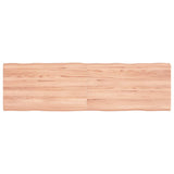 vidaXL Table Top Live Edge 40x40x2 cm Solid Oakwood