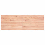 vidaXL Table Top Live Edge 40x40x2 cm Solid Oakwood