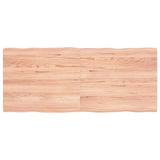 vidaXL Table Top Live Edge 40x40x2 cm Solid Oakwood