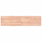 vidaXL Table Top Live Edge 40x40x2 cm Solid Oakwood
