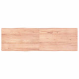vidaXL Table Top Live Edge 40x40x2 cm Solid Oakwood