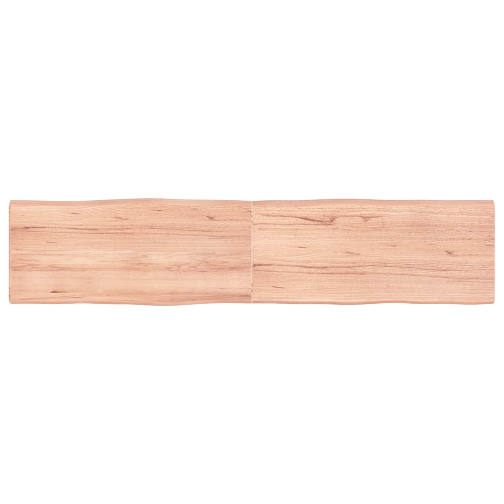 vidaXL Table Top Live Edge 40x40x2 cm Solid Oakwood