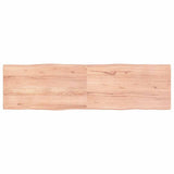 vidaXL Table Top Live Edge 40x40x2 cm Solid Oakwood
