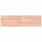 vidaXL Table Top Live Edge 40x40x2 cm Solid Oakwood