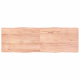 vidaXL Table Top Live Edge 40x40x2 cm Solid Oakwood