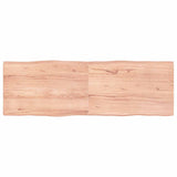 vidaXL Table Top Live Edge 40x40x2 cm Solid Oakwood