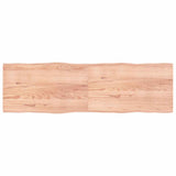 vidaXL Table Top Live Edge 40x40x2 cm Solid Oakwood