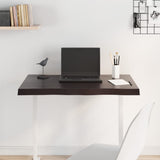 vidaXL Table Top Live Edge 40x40x2 cm Solid Oakwood