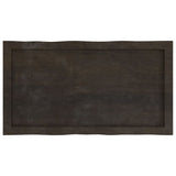 vidaXL Table Top Live Edge 40x40x2 cm Solid Oakwood