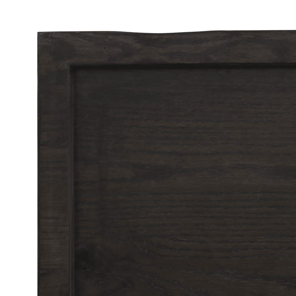 vidaXL Table Top Live Edge 40x40x2 cm Solid Oakwood