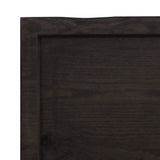 vidaXL Table Top Live Edge 40x40x2 cm Solid Oakwood