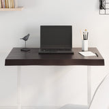 vidaXL Table Top Live Edge 40x40x2 cm Solid Oakwood