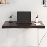 vidaXL Table Top Live Edge 40x40x2 cm Solid Oakwood