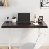 vidaXL Table Top Live Edge 40x40x2 cm Solid Oakwood