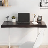 vidaXL Table Top Live Edge 40x40x2 cm Solid Oakwood