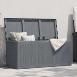 vidaXL Tuinbox 90 L PP rattan zwart