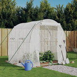 vidaXL Tuinkas met stalen frame 8 m² 4x2x2 m