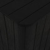 vidaXL Garden Table with Removable Lid Polypropylene Black