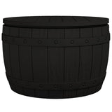 vidaXL Tuinbox 3-in-1 polypropeen zwart