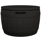 vidaXL Tuinbox 3-in-1 polypropeen zwart