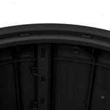 vidaXL Tuinbox 3-in-1 polypropeen zwart