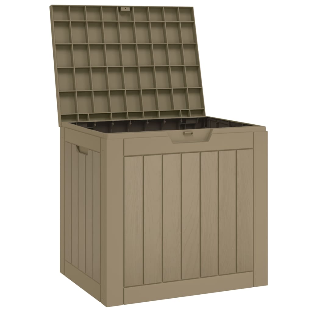 vidaXL Tuinbox 55,5x43x53 cm polypropeen grijs