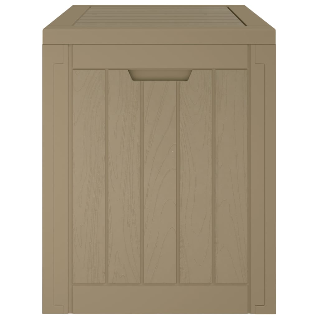 vidaXL Tuinbox 55,5x43x53 cm polypropeen grijs