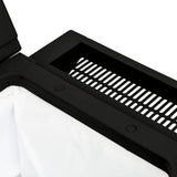 vidaXL Serveerwagen 3-in-1 polypropeen zwart