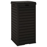 vidaXL Vuilnisbak voor buiten 41x41x86 cm polypropeen zwart