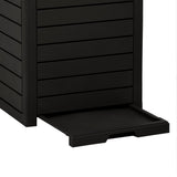 vidaXL Vuilnisbak voor buiten 41x41x86 cm polypropeen zwart