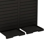 vidaXL Vuilnisbak voor tuin 78x41x86 cm polypropeen zwart