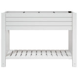 vidaXL Plantenbak verhoogd 110x45x79 cm polypropeen lichtbruin