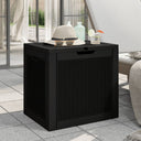 vidaXL Garden Storage Box 55.5x43x53 cm polypropylene black